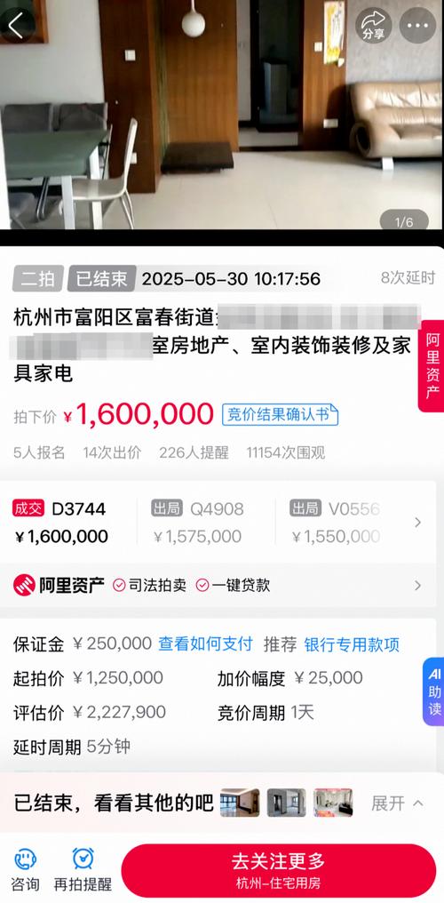 新澳門精準(zhǔn)免費大全和兇宅競拍14輪后成交與杭州一兇宅競拍14輪后成交